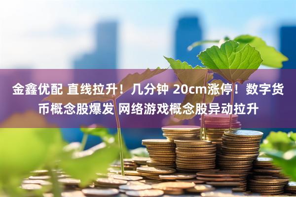 金鑫优配 直线拉升！几分钟 20cm涨停！数字货币概念股爆发 网络游戏概念股异动拉升